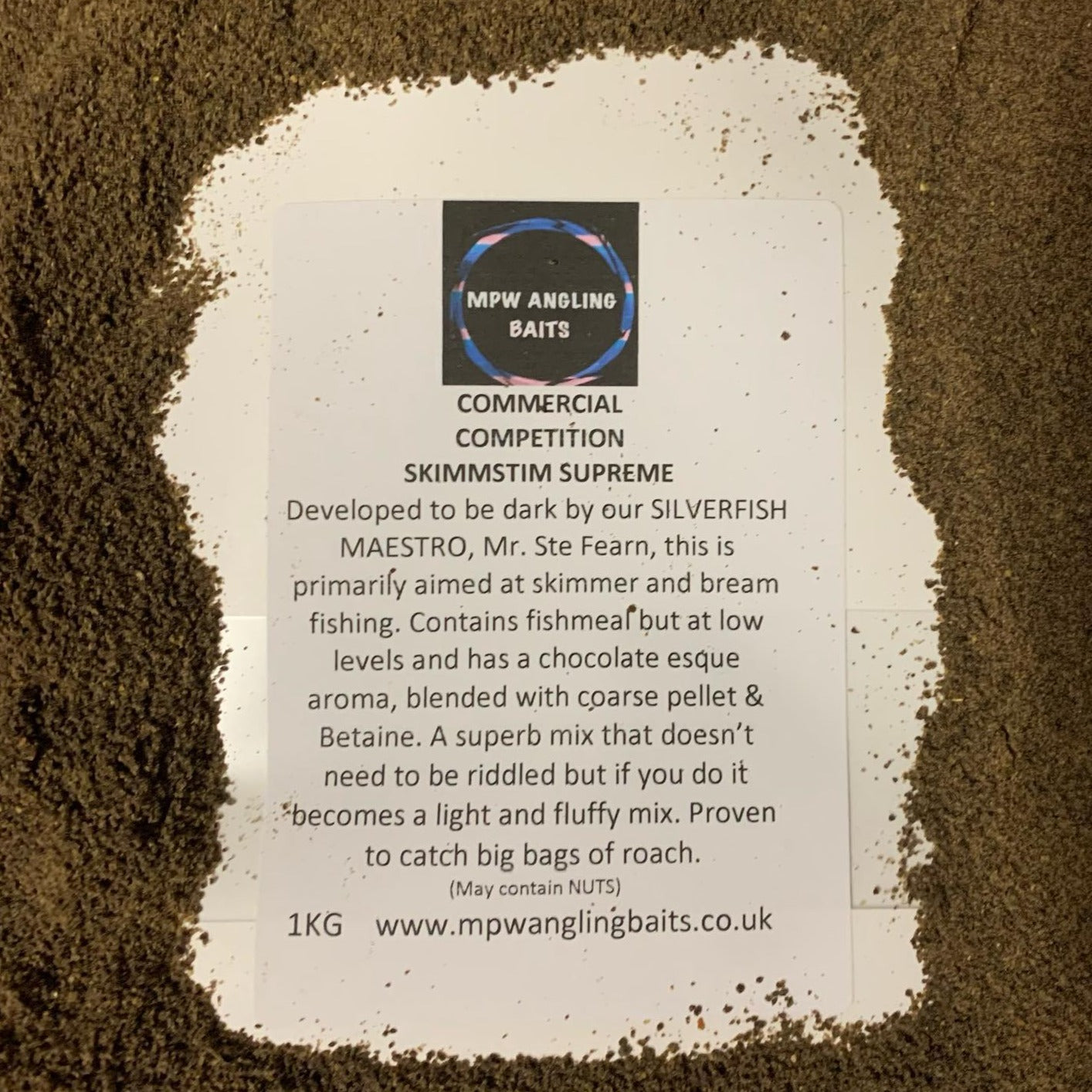 MPW SKIMMSTIM SUPREME COCO BELGE' GROUNDBAIT 1KG OR 2KG OPTIONS