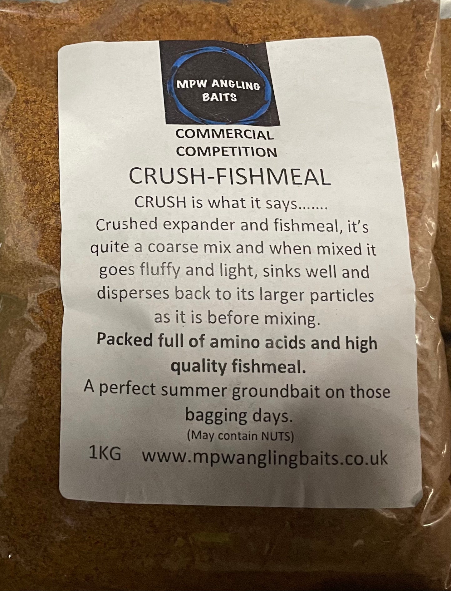 MPW CRUSHED EXPANDER FISHMEAL GROUNDBAIT 1KG