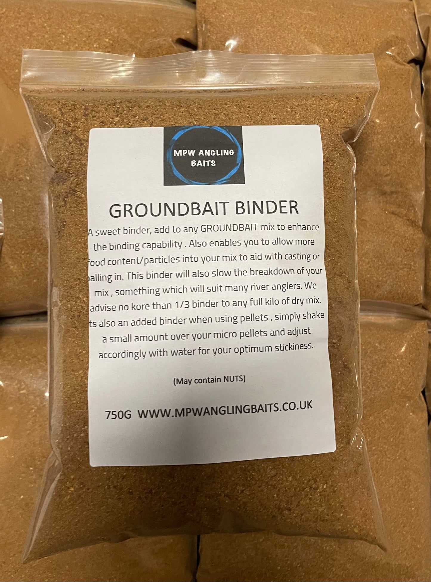 MPW GROUNDBAIT & PELLET BINDER 750g