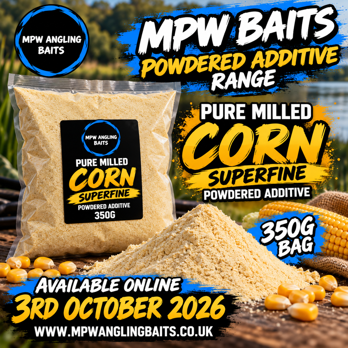 MPW MILLED CORN FINE 350G