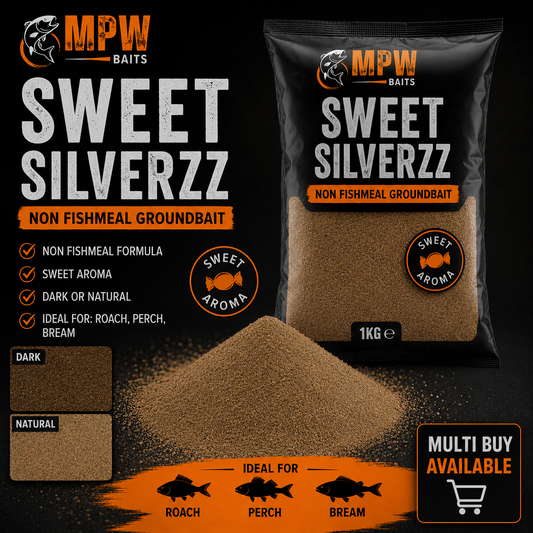 MPW SWEET SILVERZ GROUNDBAIT           NATURAL / DARK  1KG