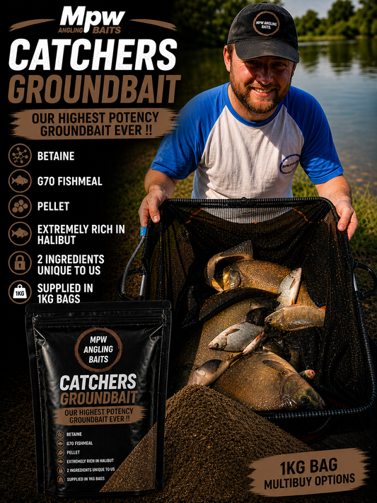 MPW CATCHERS GROUNDBAIT 1KG DARK