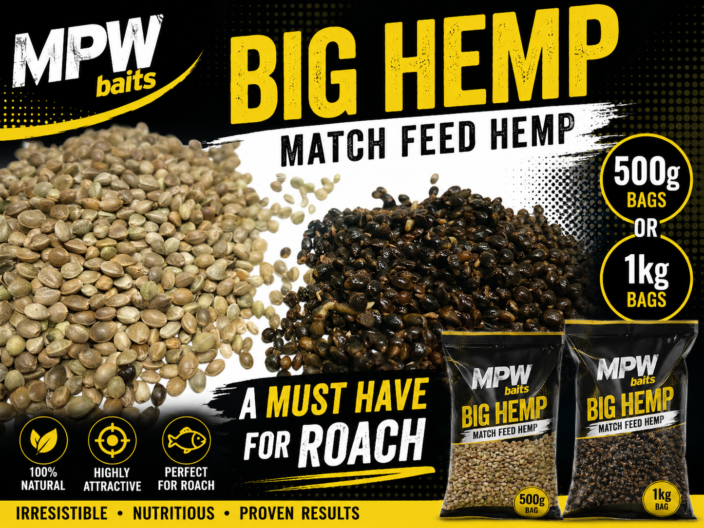 MPW BIG HEMP & MATCH FEED HEMP UNCOOKED
