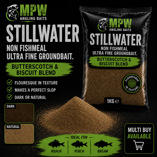 MPW STILLWATER GROUNDBAIT NATURAL / DARK  1KG