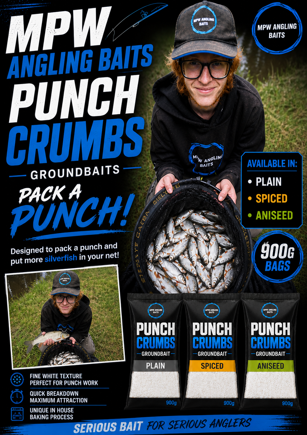 MPW SILVERS SUPREME  PLAIN PUNCH CRUMB 900G